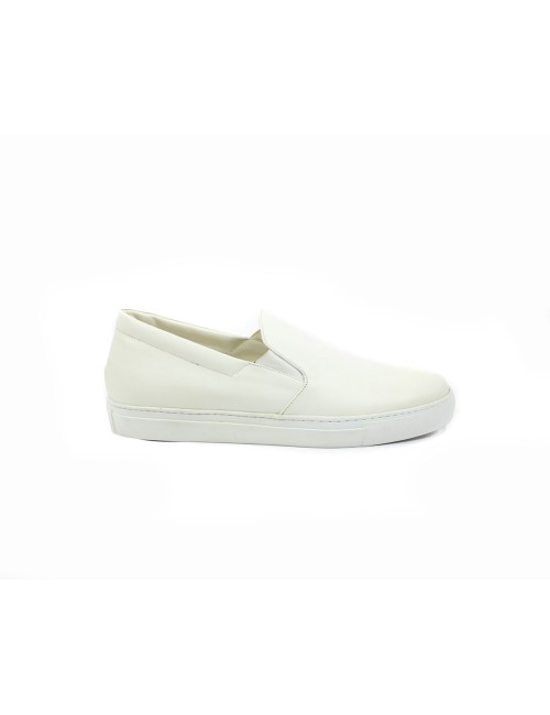 Slip-on in vera pelle