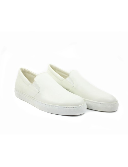 Slip-on in vera pelle