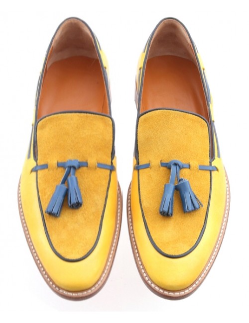 Mocassino Loafer uomo  in vera pelle